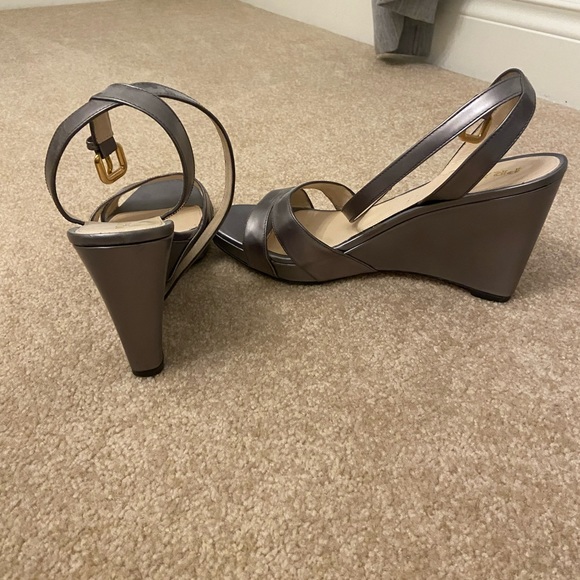 Prada silver wedge heels - Picture 3 of 4